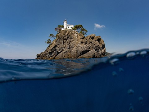 La punta del faro di Portofino è uno degli ambienti più suggestivi di tutto il promontorio